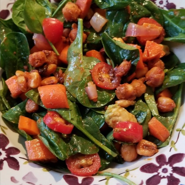 Smokehouse Chickpeas and Greens Salad